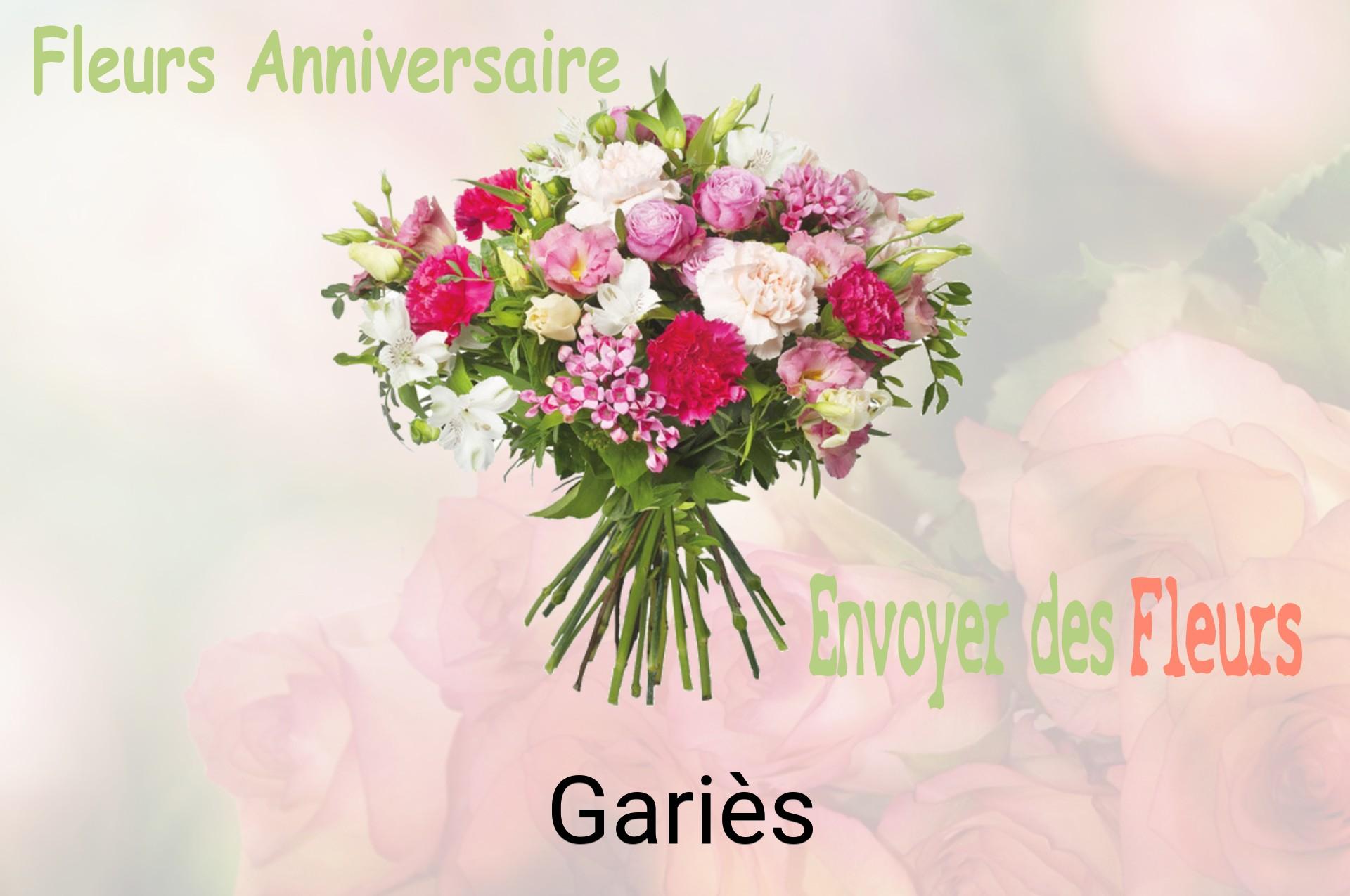 Bouquet de fleurs d’anniversaire livré à Gariès