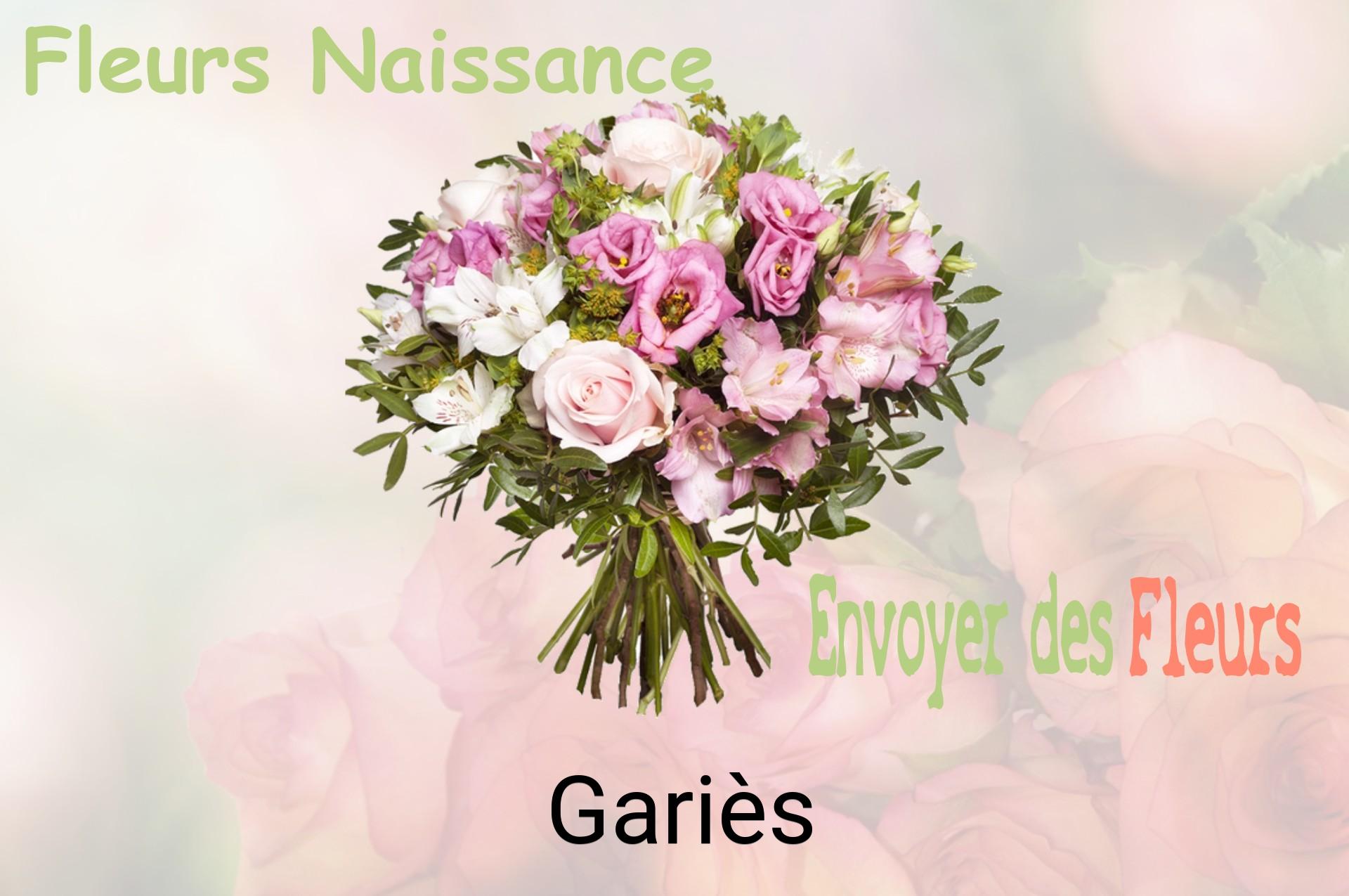 Bouquet de fleurs de naissance livré à Gariès